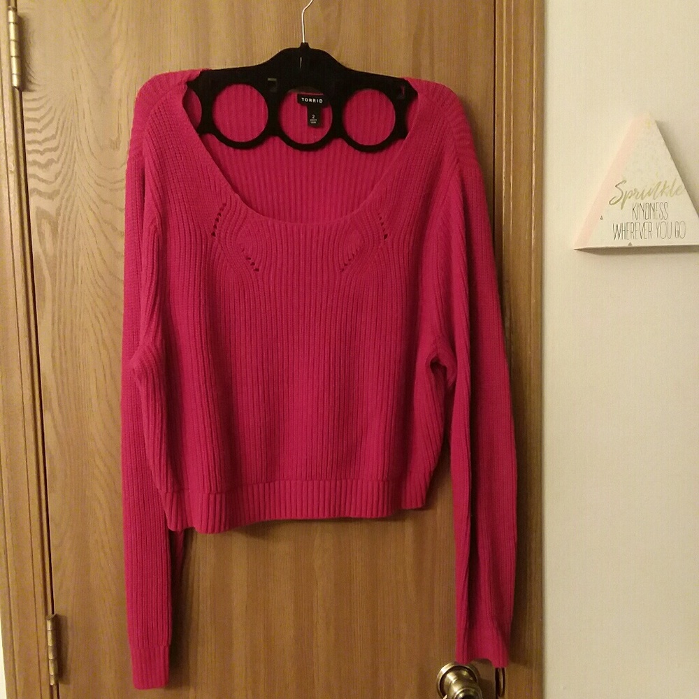 Crop sweater